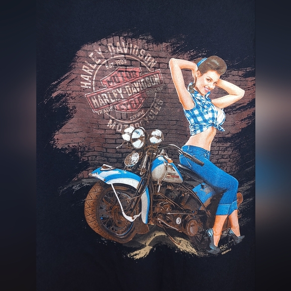 Harley Davidson Scottsdale AZ Men's 2XL Blue Crew neck Tshirt - Picture 4 of 16